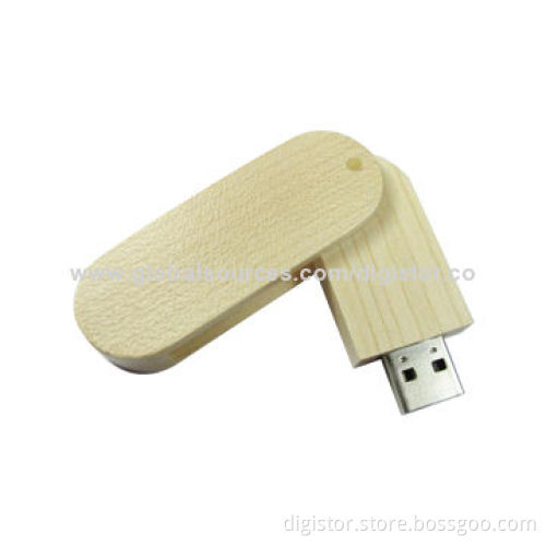 Wooden USB2.0 Flash Drive, Engrave, Silk Printing Logo, Fashion Style, Eco-material, 1-32GB Capacity